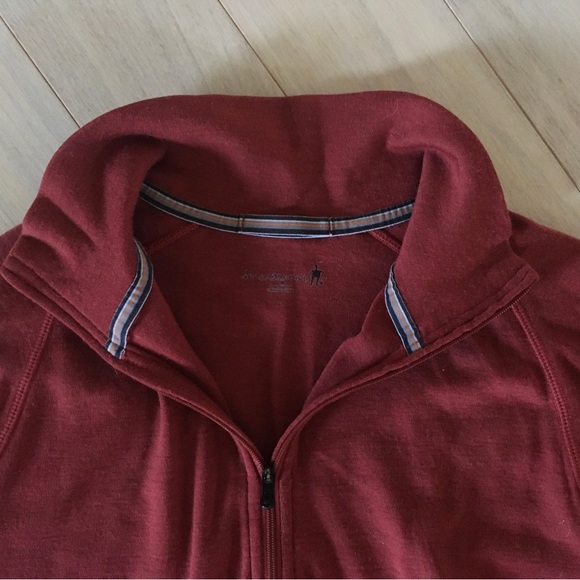 Smartwool NTS midweight zip top base layer Sweater - Picture 2 of 7